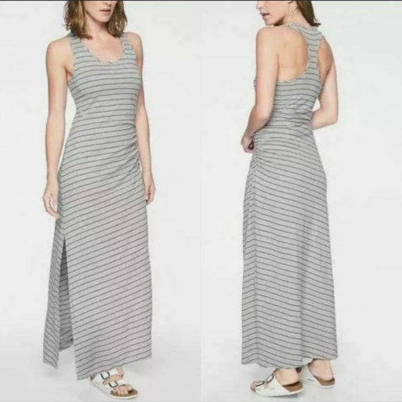 Athleta Dresses & Skirts - Athleta Playa Women's Striped Maxi Dress Size 2X